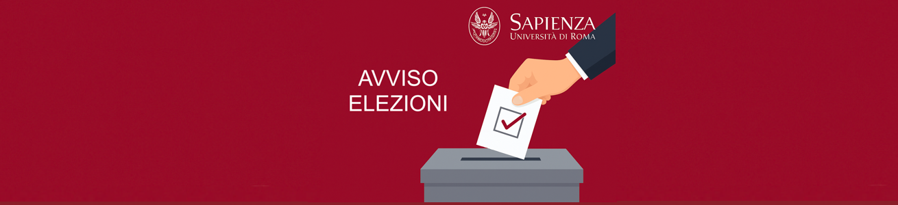 Elezioni per i rappresentanti in Giunta di Dipartimento - Triennio 2025-2028 icona stilizzata di un'urna con una mano che inserisce un voto